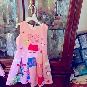 Brand new pepper pig dress with tags